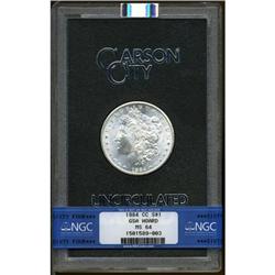 1884-CC $1 MS64 NGC