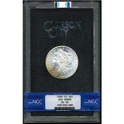 1884-CC $1 MS65 NGC