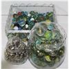 Image 1 : VINTAGE MARBLES LOT STEELIES,