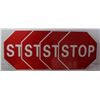 Image 1 : 4 NEW 12X12 ALUMINIUM STOP SIGNS