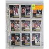 Image 1 : FOLDER W/ 63 90-91 COLLECTIBLE HOCKEY CARDS