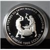 Image 1 : RCM 1988 PROOF SILVER DOLLAR- BLACKSMITH