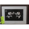 Image 1 : FRAMED PANDA BEAR ART WORK