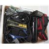 Image 1 : CAMERA BAGS, STRAPS, LENSE COVERS, MISC BOX LOT