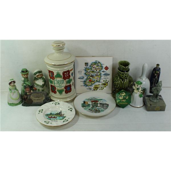 LARGE SELECTION OF IRISH COLLECTABLES.