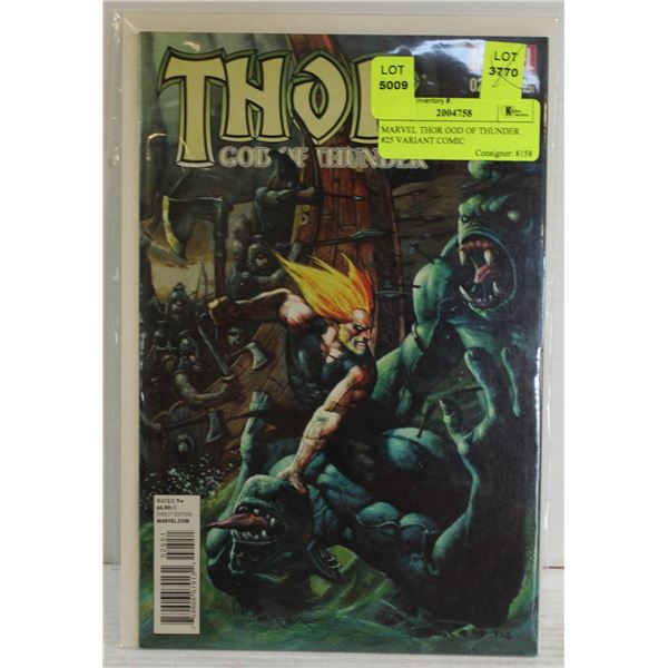 MARVEL THOR GOD OF THUNDER #25 VARIANT COMIC