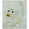 Image 1 : BOHEMIAN CRYSTAL CAT MADE IN CZECHOSLOVAKIA