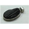 Image 1 : #131-NATURAL BLACK TOURMALINE PENDANT (RAW)