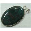 Image 1 : #127-NATURAL INDIA BLOODSTONE PENDANT