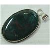 Image 1 : #127-NATURAL INDIA BLOODSTONE PENDANT