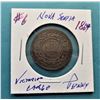 Image 1 : 20) 1864 NOVA SCOTIA PENNY