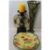 Image 1 : 2 PLATES CANDLE HOLDER AND VASE