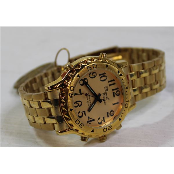 MARCEL DRUCKER TALKING WATCH NEW WITH TAG
