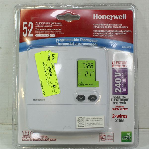 SEALED HONEYWELL 5.2 DAY