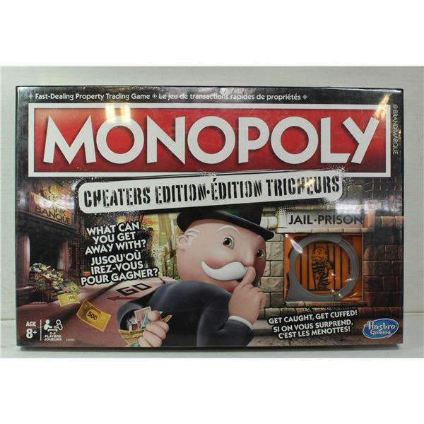 SEALED HASBRO MONOPOLY BOARD