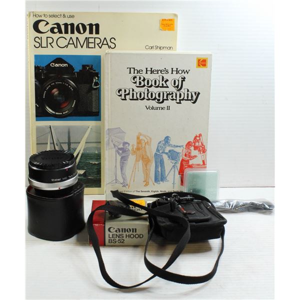 VIVITAR MC TELECONVERTER LENS + EXTRAS