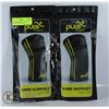 Image 1 : PURE SUPPORT KNEE SUPPORT BLACK AND GREY SMALL