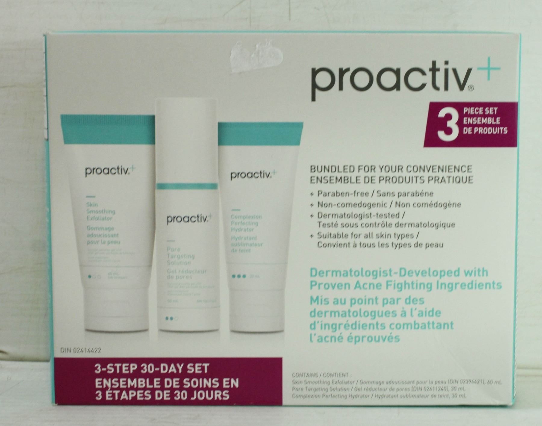 NEW PROACTIVE+ 3 PIECE 30 DAY SET INCLUDES: