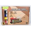 Image 1 : NEW TROLLEY 3D WOODEN PUZZLE WITH PAINTS