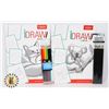 Image 1 : 2 NEW DRAWING BOOKS WITH CHARCOAL PENCILS AND