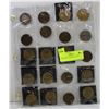Image 1 : SHEET OF 20 VINTAGE TOKENS