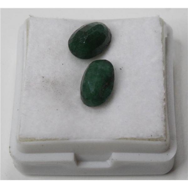 #80-GREEN EMERALD GEMSTONES 3.5ct