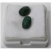 Image 1 : #80-GREEN EMERALD GEMSTONES 3.5ct