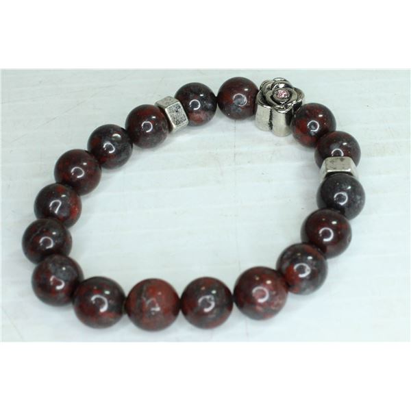 #10-BLOODSTONE BRACELET