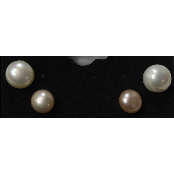 #22-FRESH WATER PEARL STUD EARRINGS