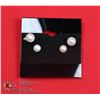 Image 1 : #101-FRESH WATER PEARL STUD EARRINGS 7.5mm-6.4mm