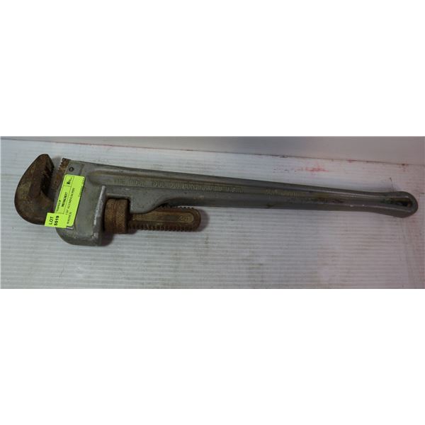 RIDGID 24" ALUMINUM PIPE WRENCH