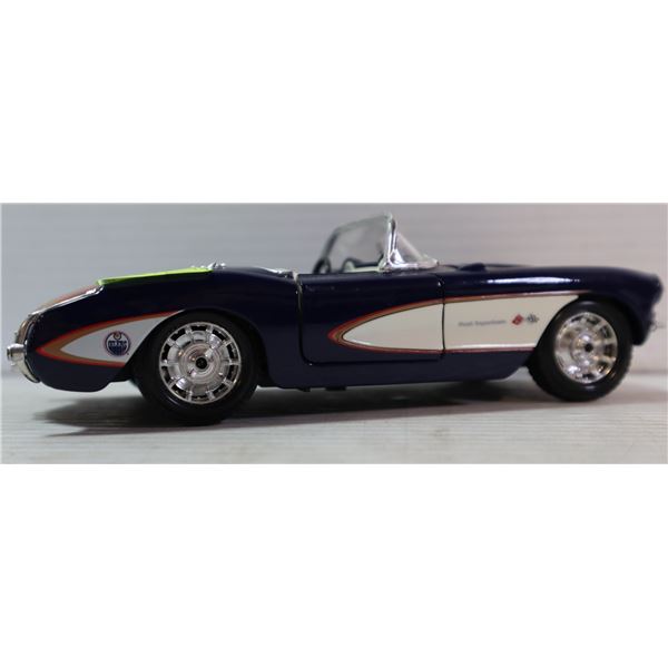 1/24 SCALE OILERS 1950'S CORVETTE DIECAST CAR