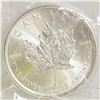 Image 2 : 1 TROY OUNCE SILVER .999 MAPLE LEAF