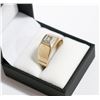 Image 1 : ESTATE MEN'S 10K GOLD RING W/ DIAMONDS SIZE 12.75