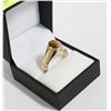 Image 1 : ESTATE MEN'S 10K GOLD RING W/ TIGERS EYE STONE
