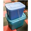 BUNDLE WITH 3 STERILITE HEAVY DUTY 76L STORAGE