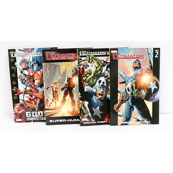 4 MARVEL GRAPHIC NOVELS - THE ULTIMATES AVANGERS