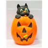 Image 1 : CAT PUMPKIN BLOW MOLD APPROX 2' TALL