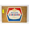 VINTAGE WOODEN MOLSON CANADA LAGER DISPLAY