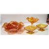 Image 1 : CARNIVAL GLASS LOT-5 PCS