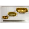 Image 2 : LOT OF 3 BRASS BATHTUBS ON CLAW LEGS