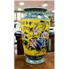 Image 1 : HAND PAINTED VASE APPROX 20" TALL