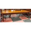 Image 1 : VINTAGE WOODEN COFFEE TABLE AND 2 END TABLES