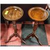 Image 2 : PAIR OF WOODEN PLANT STANDS