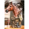 Image 1 : HORSE HEAD STATUE APPROX 2' TALL