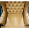 Image 3 : LIGHT BROWN/BEIGE TONED LEATHER CHAIR