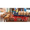 Image 1 : WOODEN BEER WAGON HANDMADE