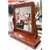 Image 1 : SOLID WOOD TILT MIRROR, 2 DRAWERS FINE DETAILS FRO