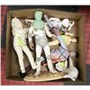 BOX OF ASSORTED STATUES FOR REPAIR