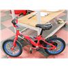 Image 1 : SPIDERMAN WEB HEAD KIDS BIKE